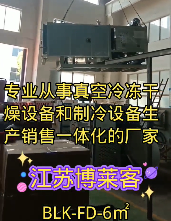 6㎡真空冷冻干燥机设备发货中